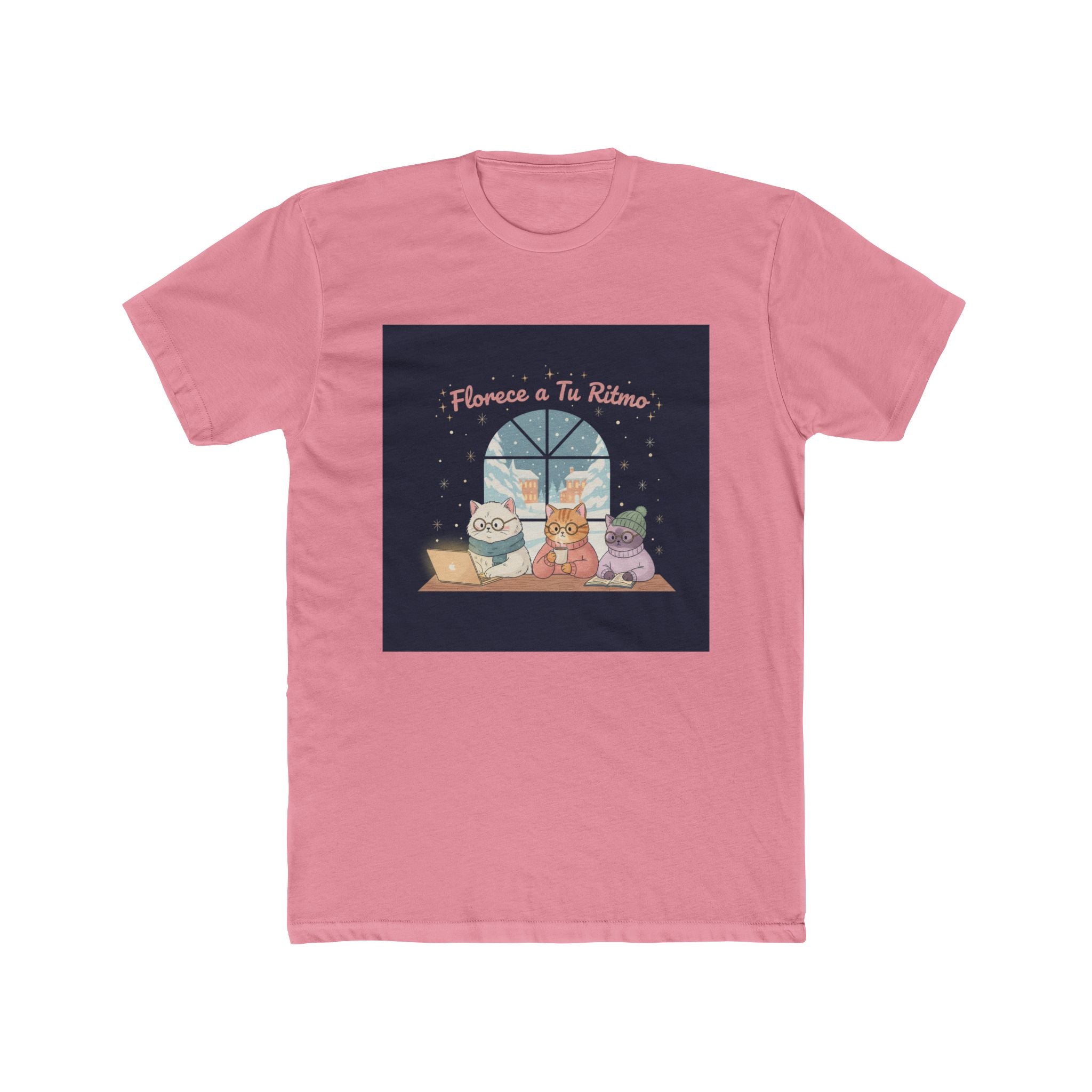 Cat Unisex Tee – Florece a Tu Ritmo