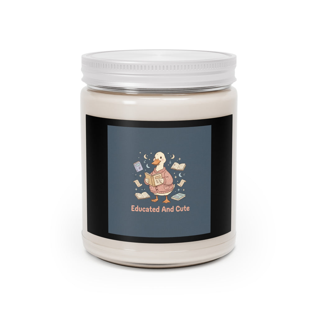 educated and cute Scented Candle