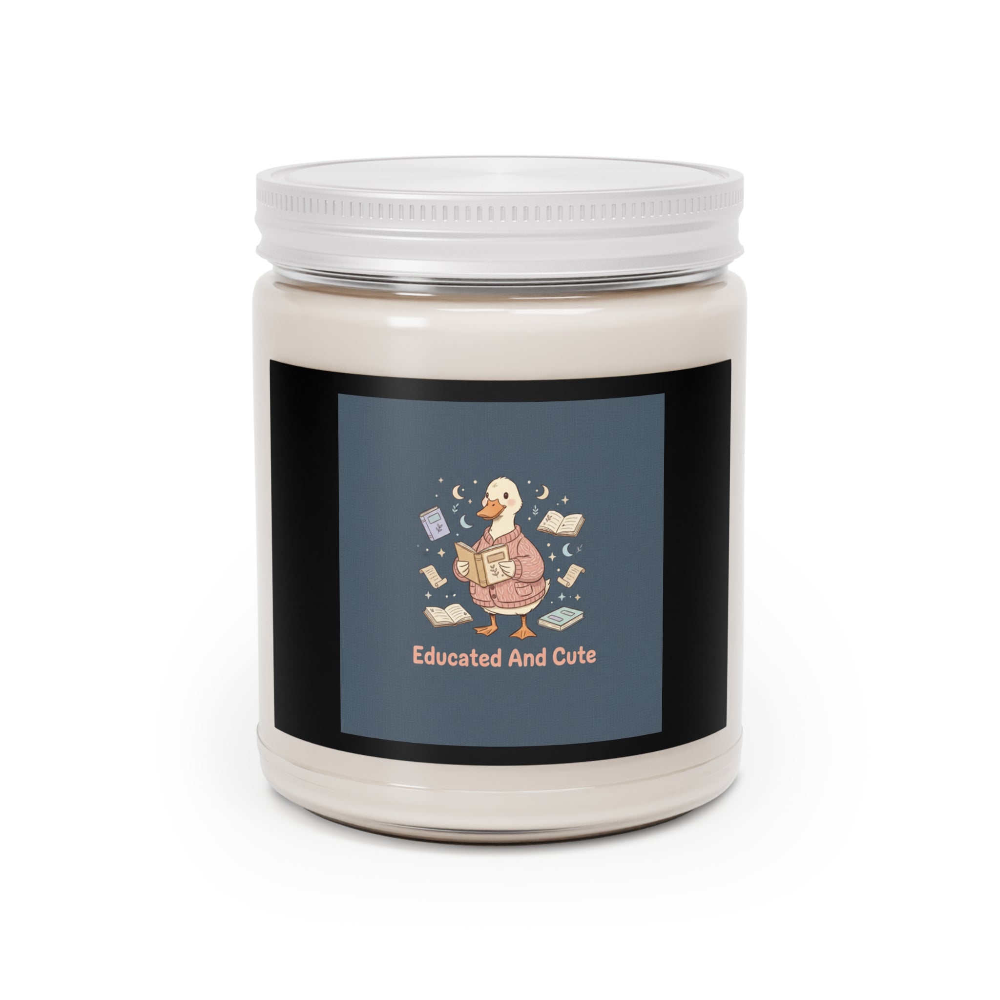 educated and cute Scented Candle
