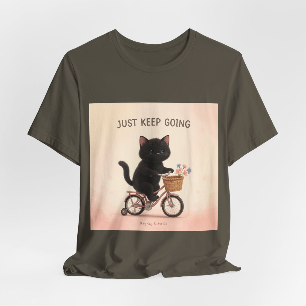 "Life Behind Bars" Black Cat Women Tee | College Girl Gift | Fashion | KayKay Classics