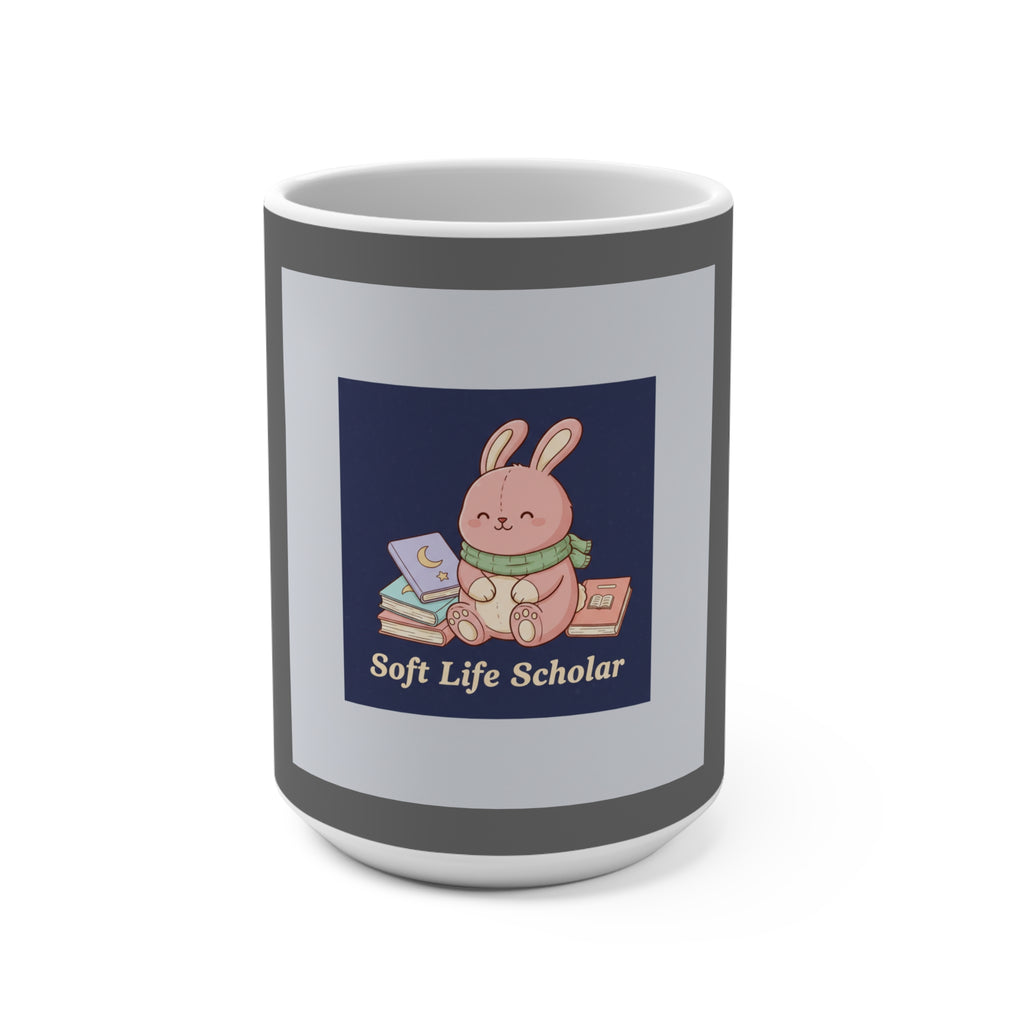 Rabbit Mug 15oz – Soft Life Scholar