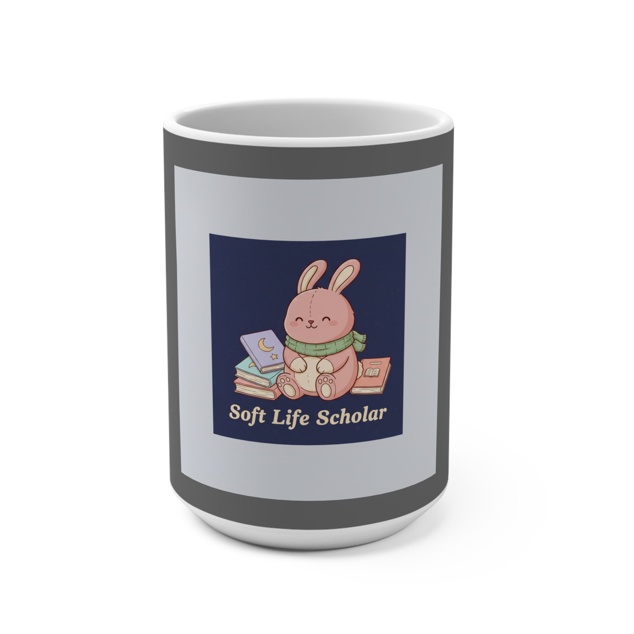 Rabbit Mug 15oz – Soft Life Scholar