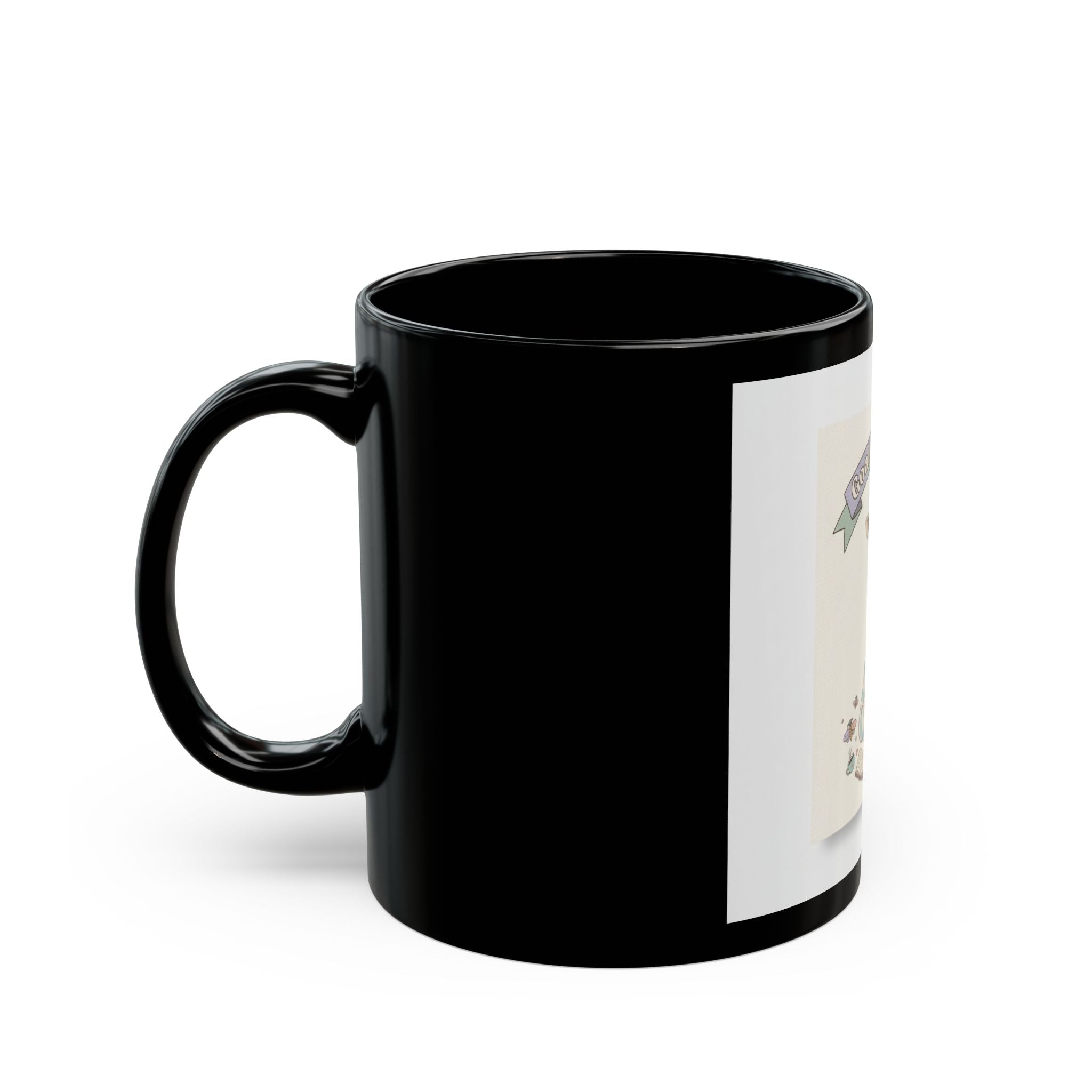 Goals On Goals Giraffe Black Mug 11oz