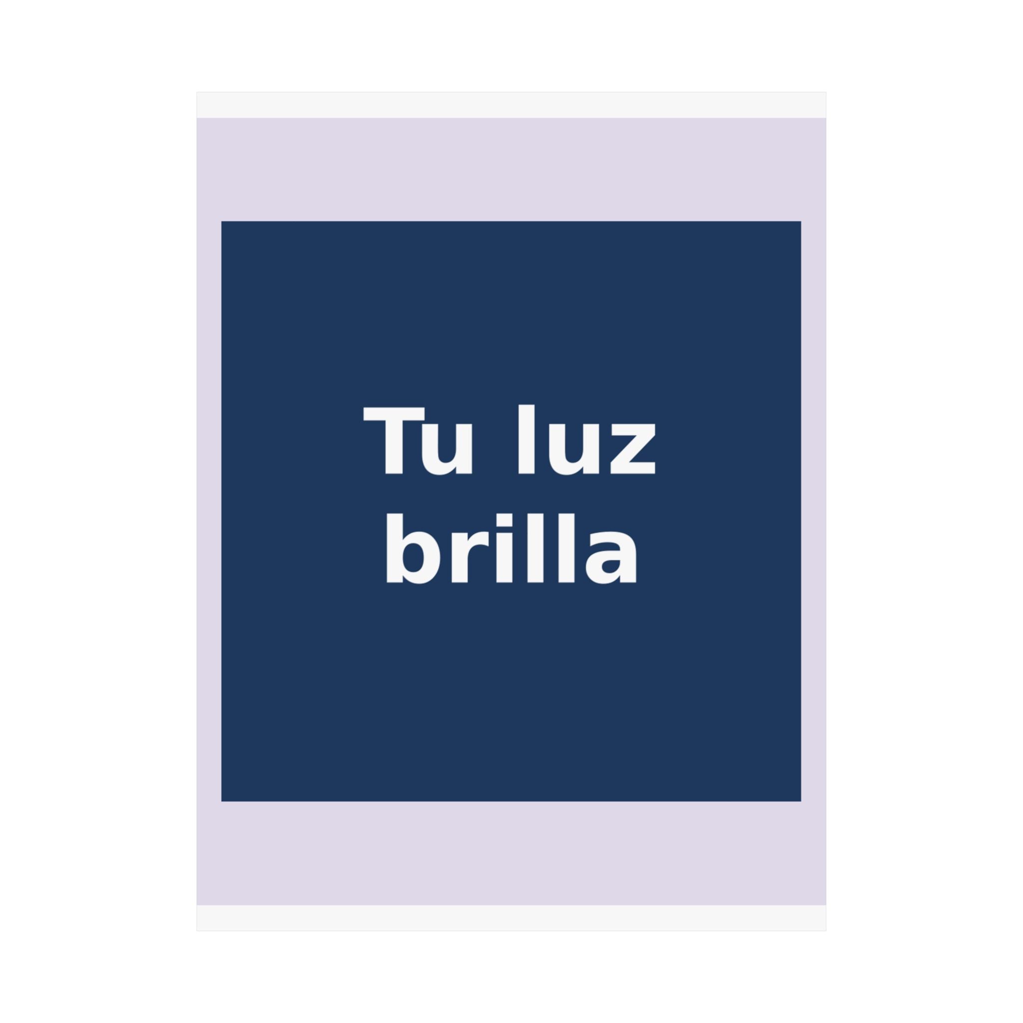 "Tu luz brilla" Black Cat Poster | Trendy Gift for Her | Lifestyle | KayKay Classics