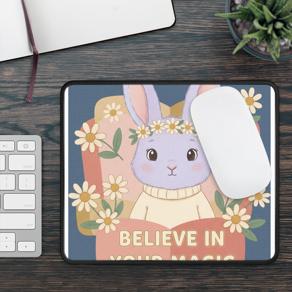 Bunny Mouse Pad – Believe in Your Magic