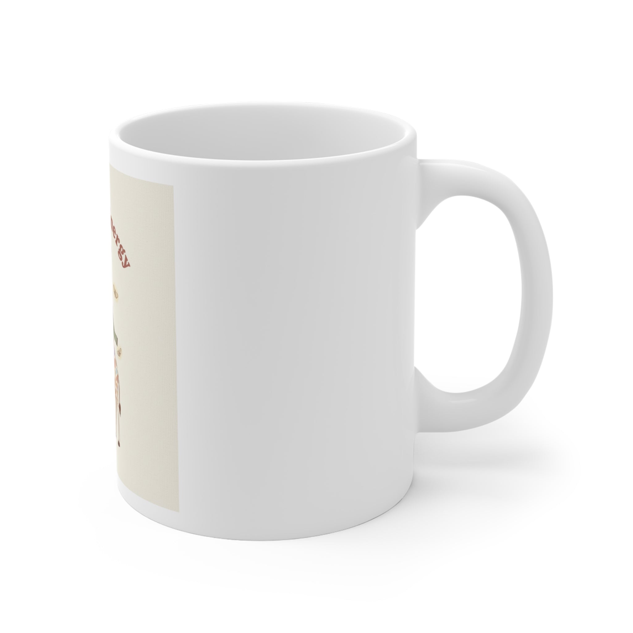 Big Brain Energy Giraffe Mug 11oz