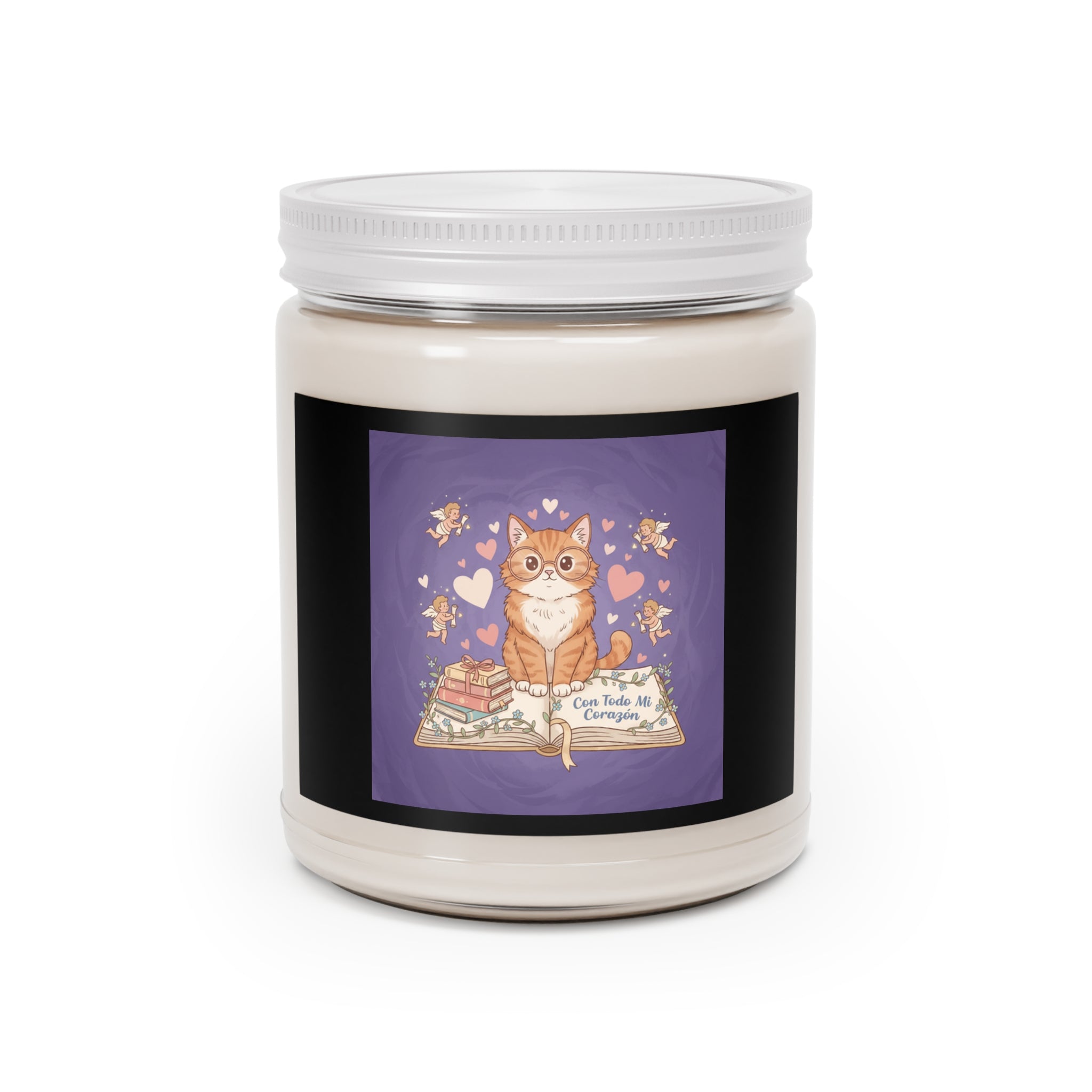 Con Todo Mi Corazón Cat Scented Candle