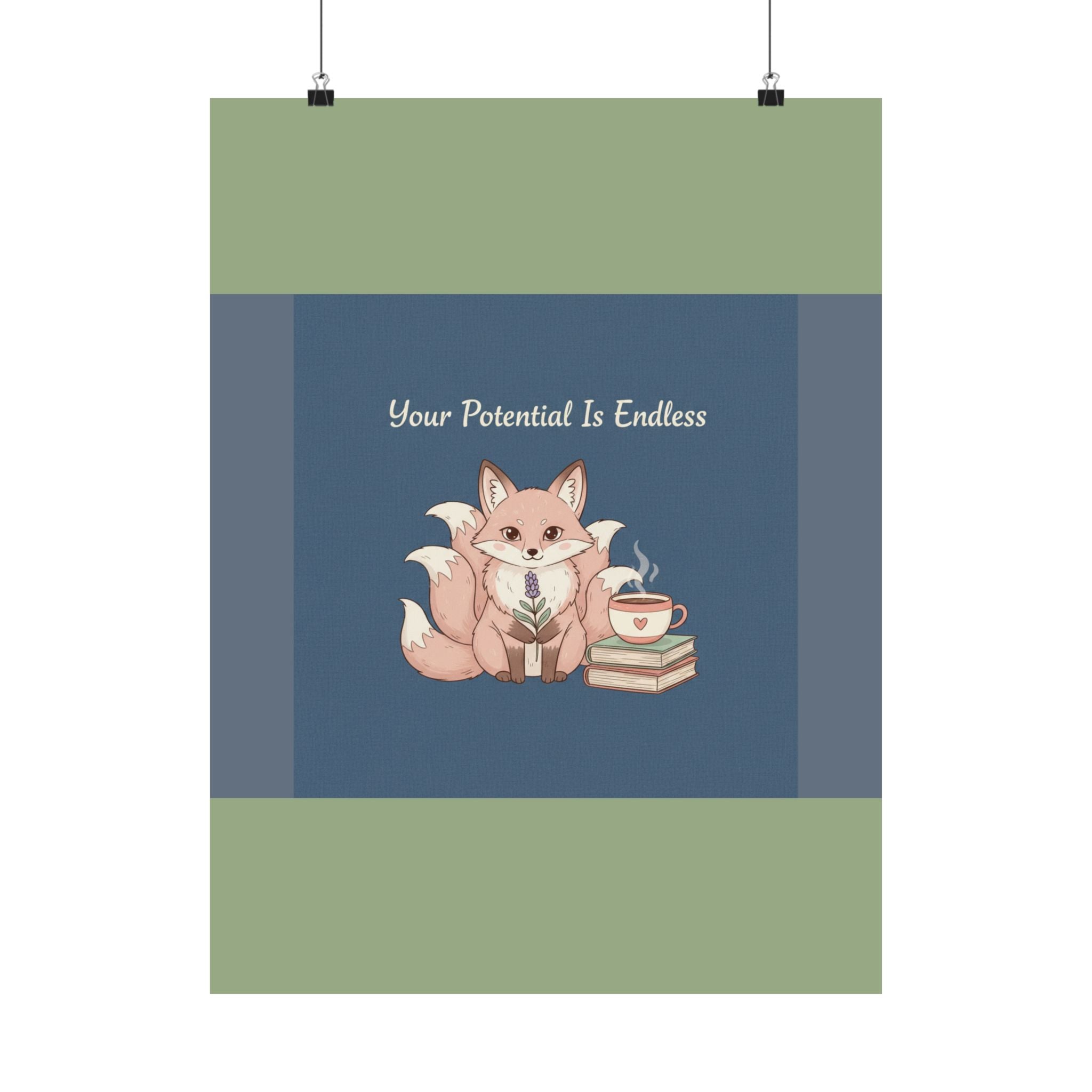 Kitsune Poster – Your Potential is Endless