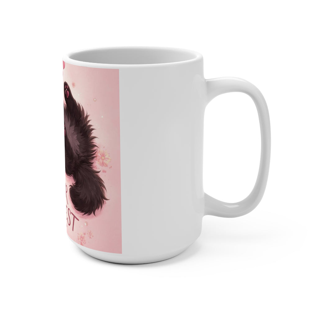 LET YOUR HEART REST Cat Mug 15oz