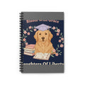 Golden Retriever Spiral Notebook – Bloom With Grace
