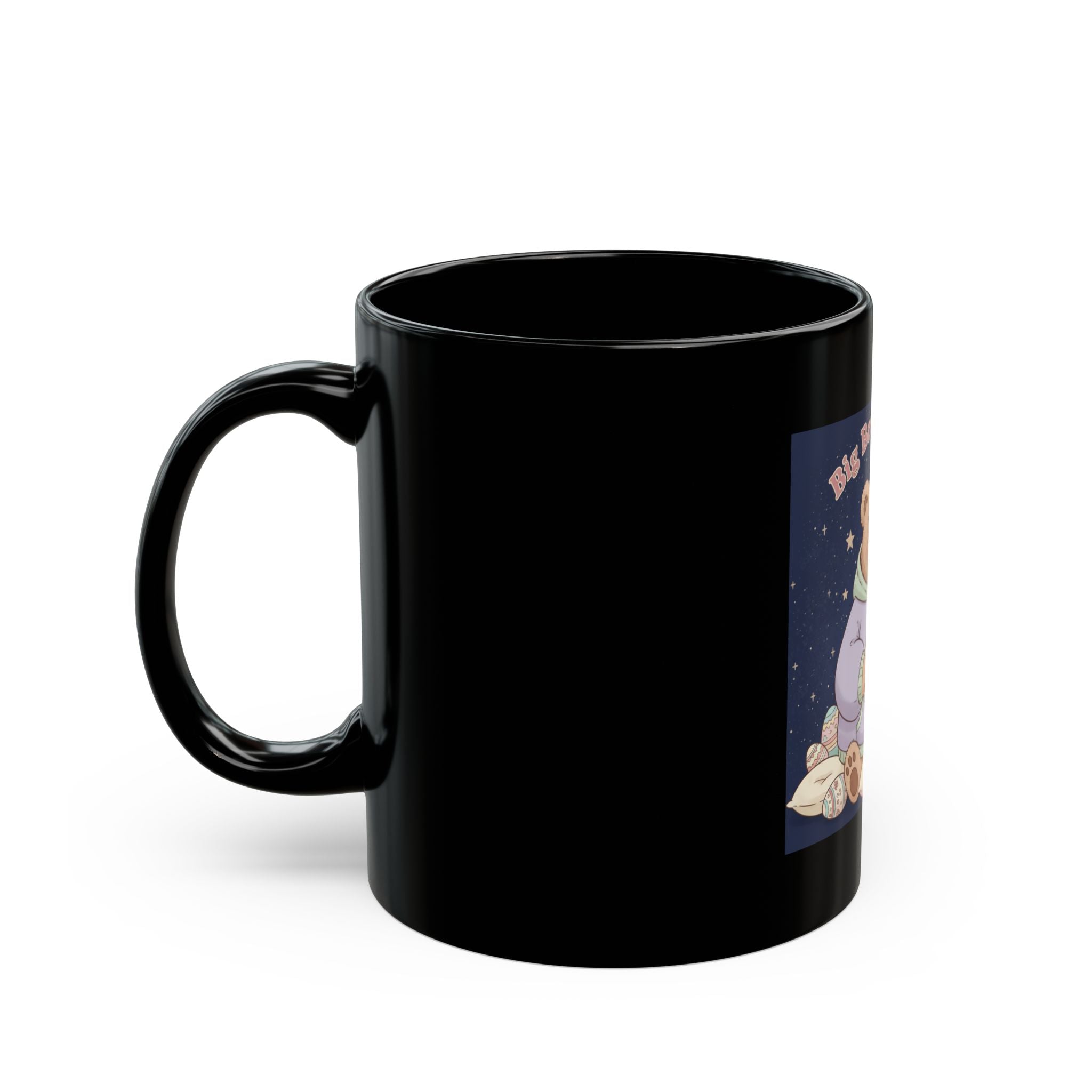 Bear Black Mug 11oz – Big Brain Energy