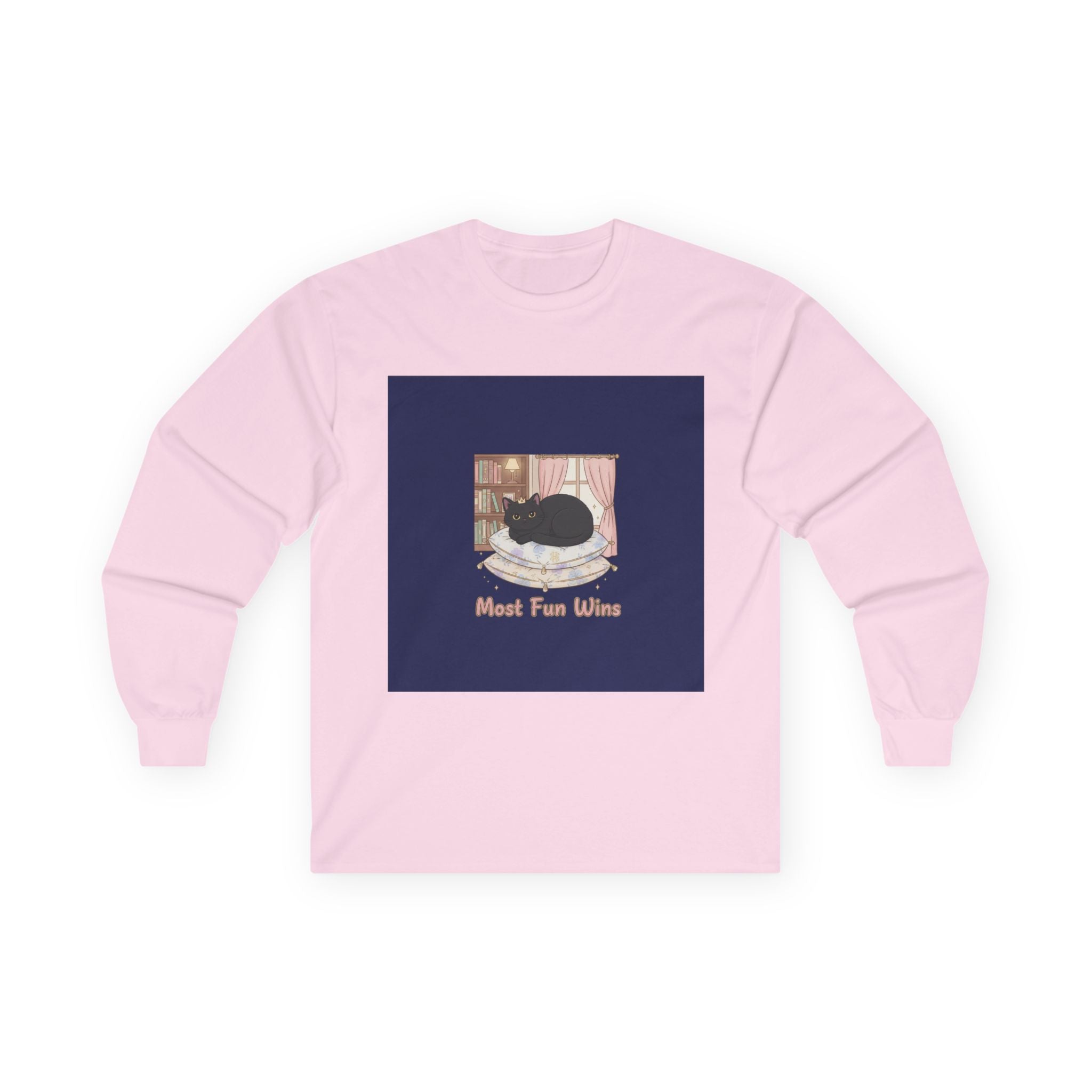 Black Cat Long Sleeve Tee – Most Fun Wins