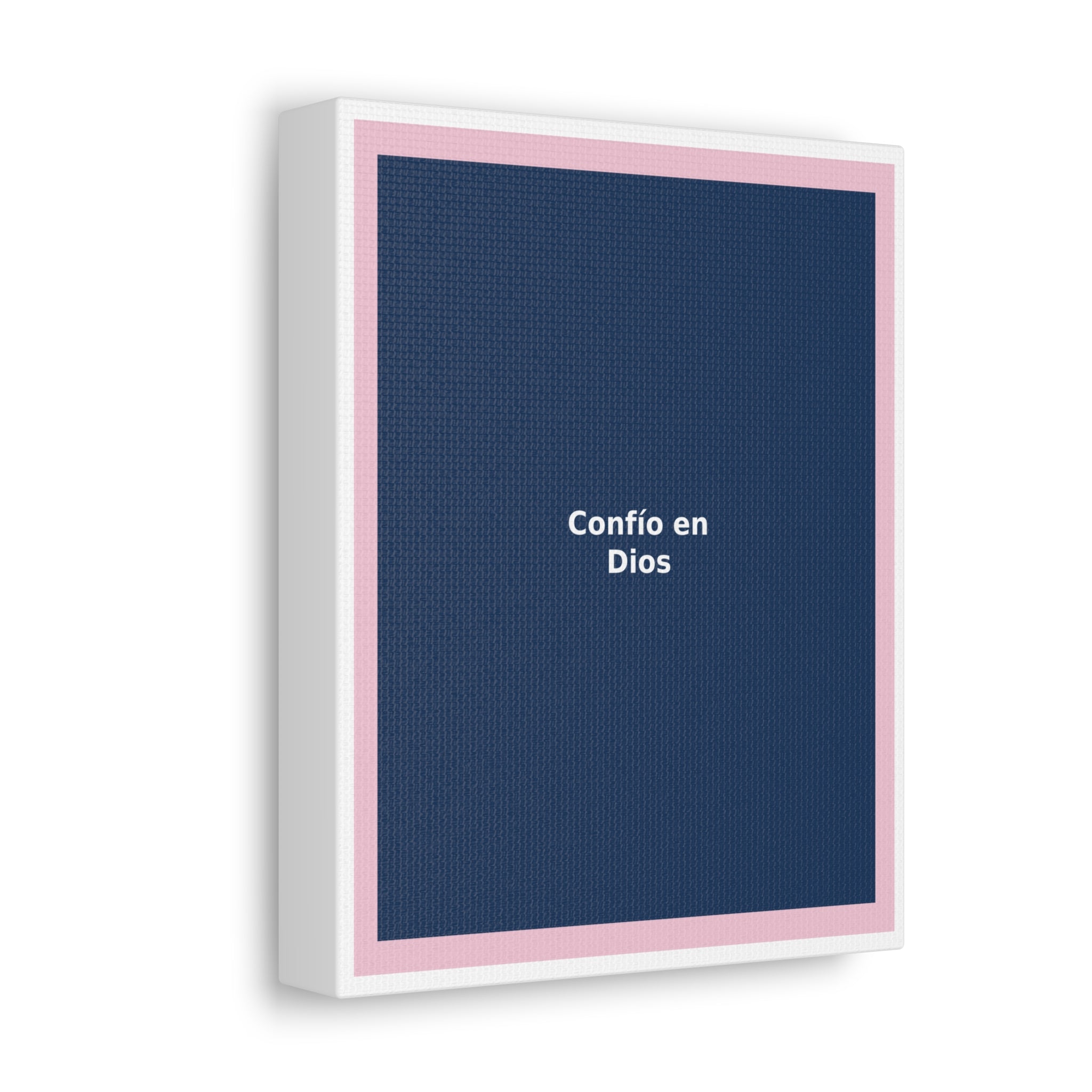 "Confío en Dios" Black Cat Canvas | College Girl Gift | Fashion | KayKay Classics