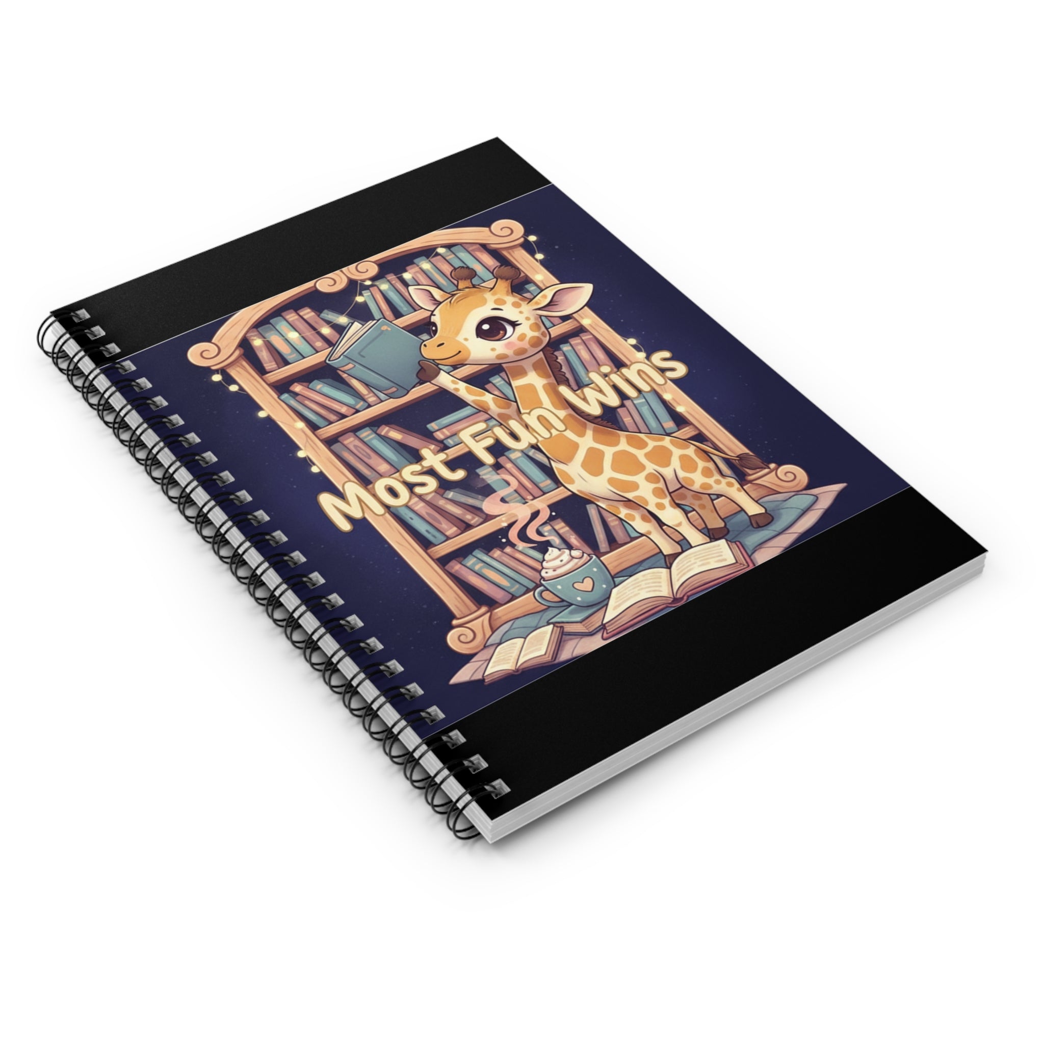 Giraffe Spiral Notebook – Most Fun Wins