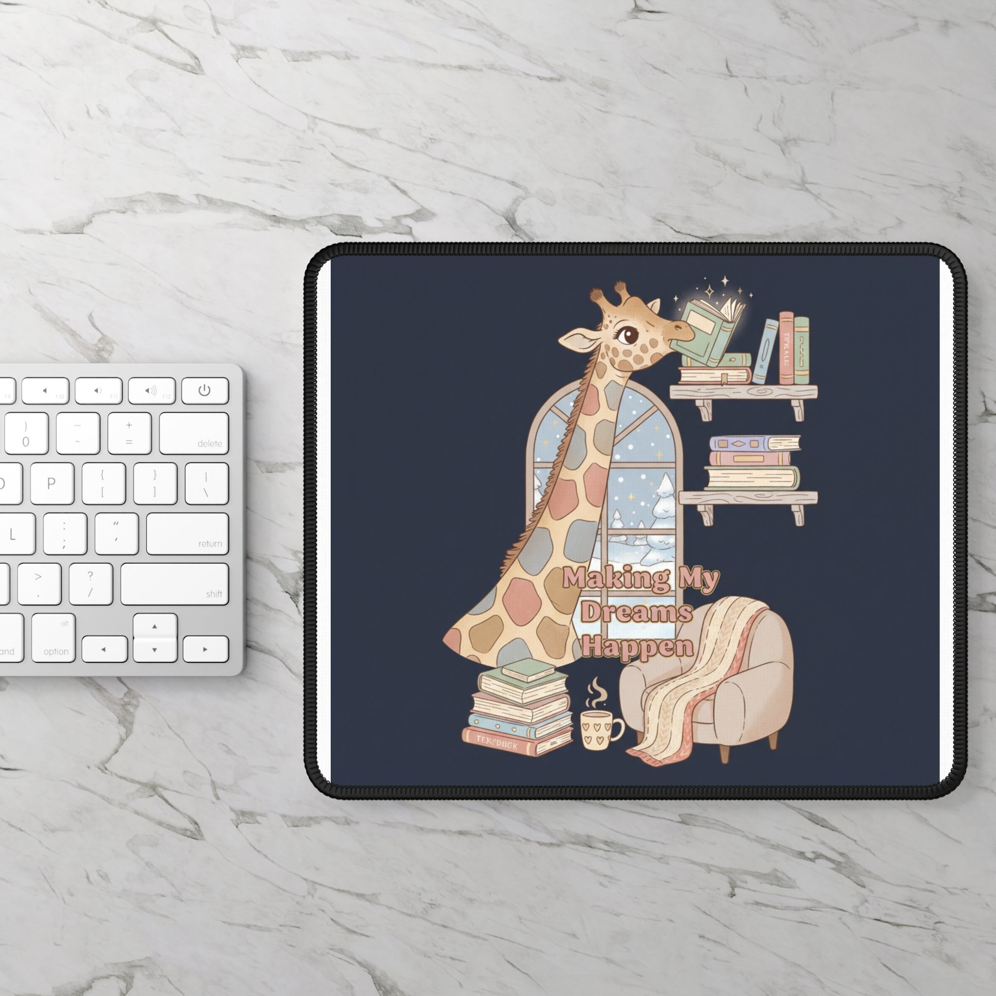 Giraffe Mouse Pad – Making My Dreams Happen