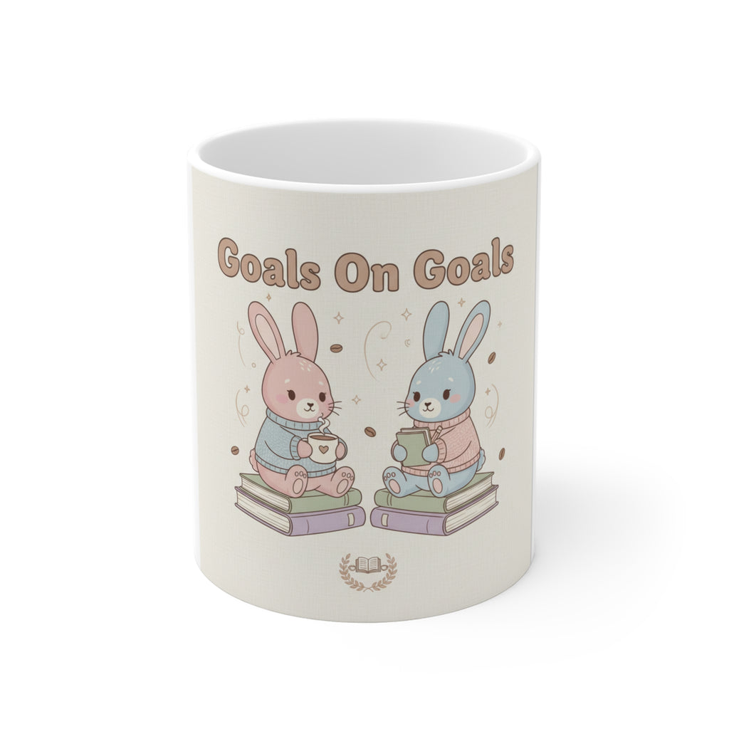 Goals On Goals Rabbit Mug 11oz