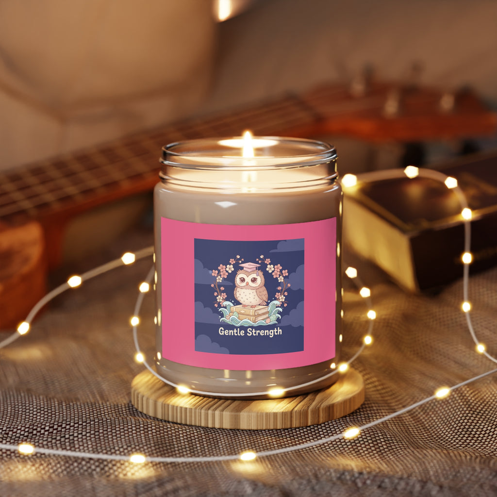 Owl Scented Candle – Gentle Strength