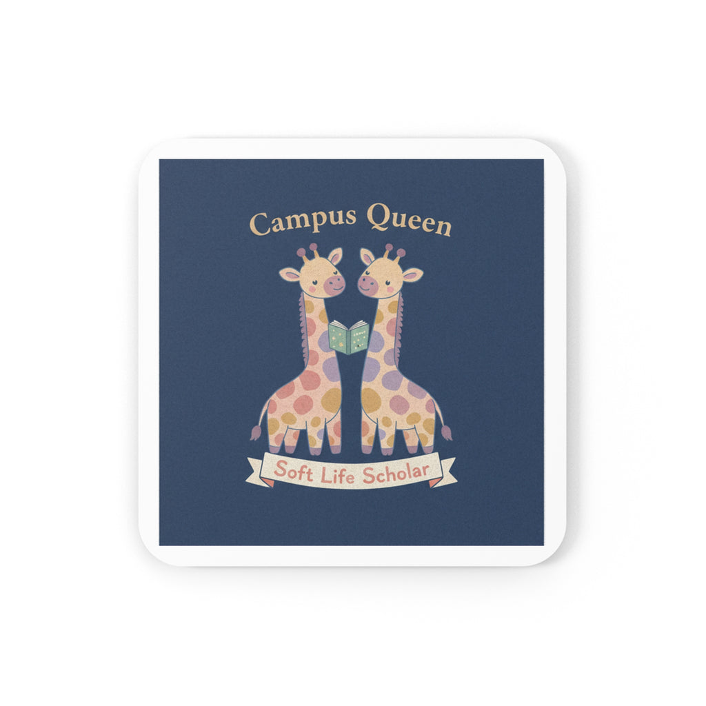 Giraffes Cork Coaster – Campus Queen Soft Life Scholar