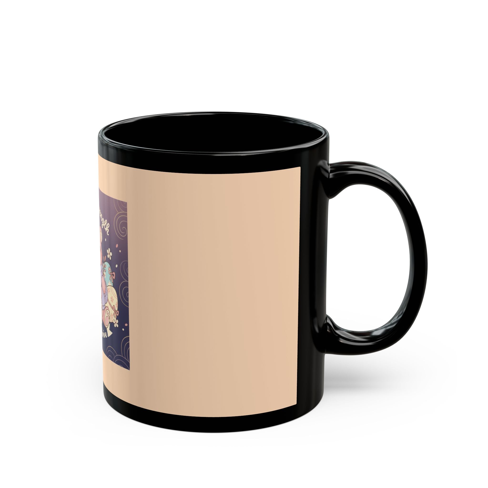 Bear Black Mug 11oz – Gentle Strength Bloom Thrive