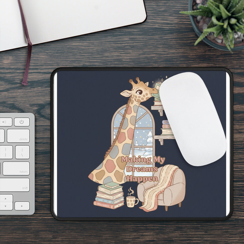 Giraffe Mouse Pad – Making My Dreams Happen