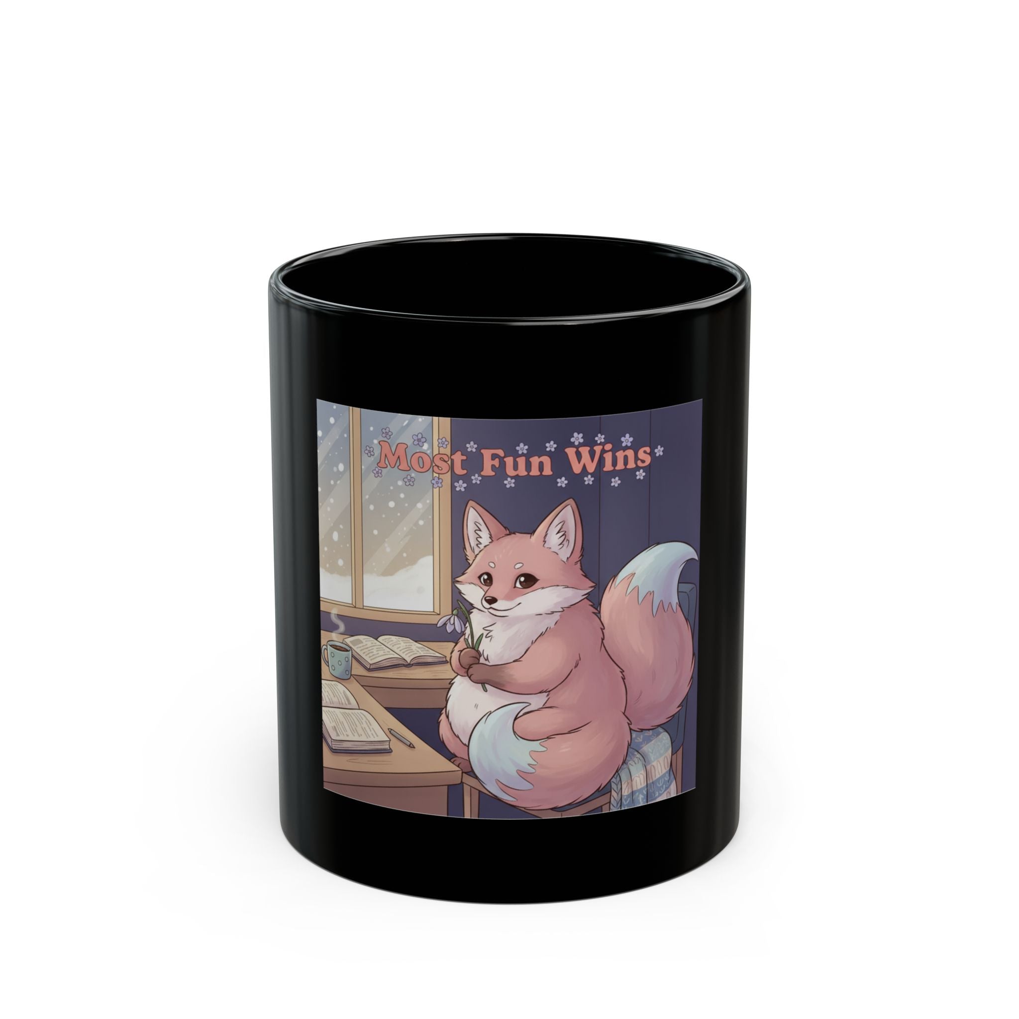 Bunny Black Mug 11oz – Most Fun Wins