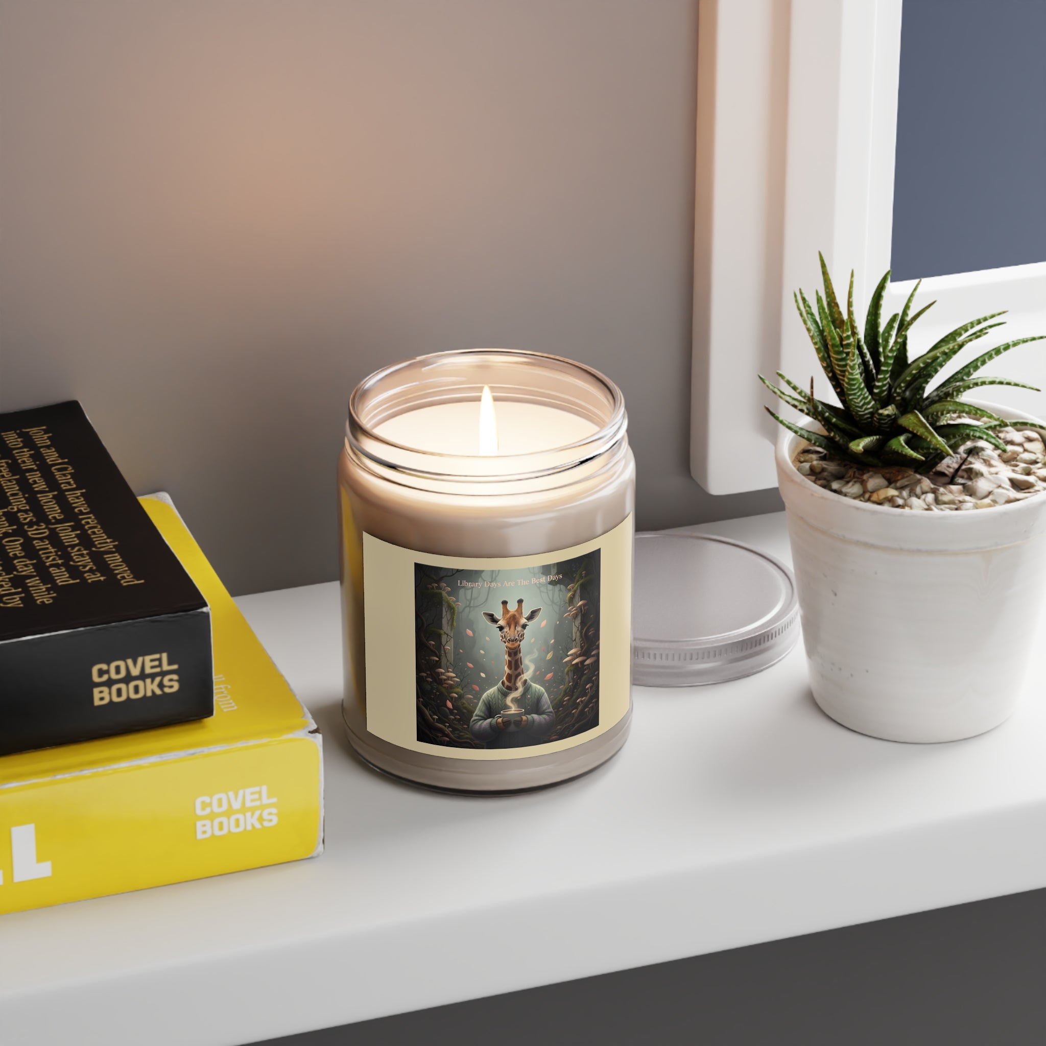 Bear Scented Candle – Library Days Are the Best Days