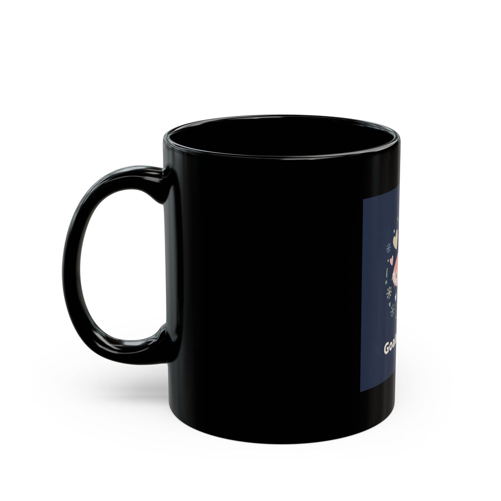 Goals on Goals Black Mug 11oz