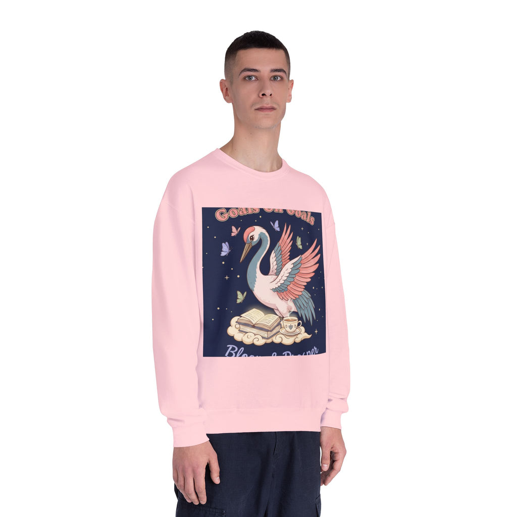 Crane Crewneck Sweatshirt – Goals on Goals Bloom Prosper