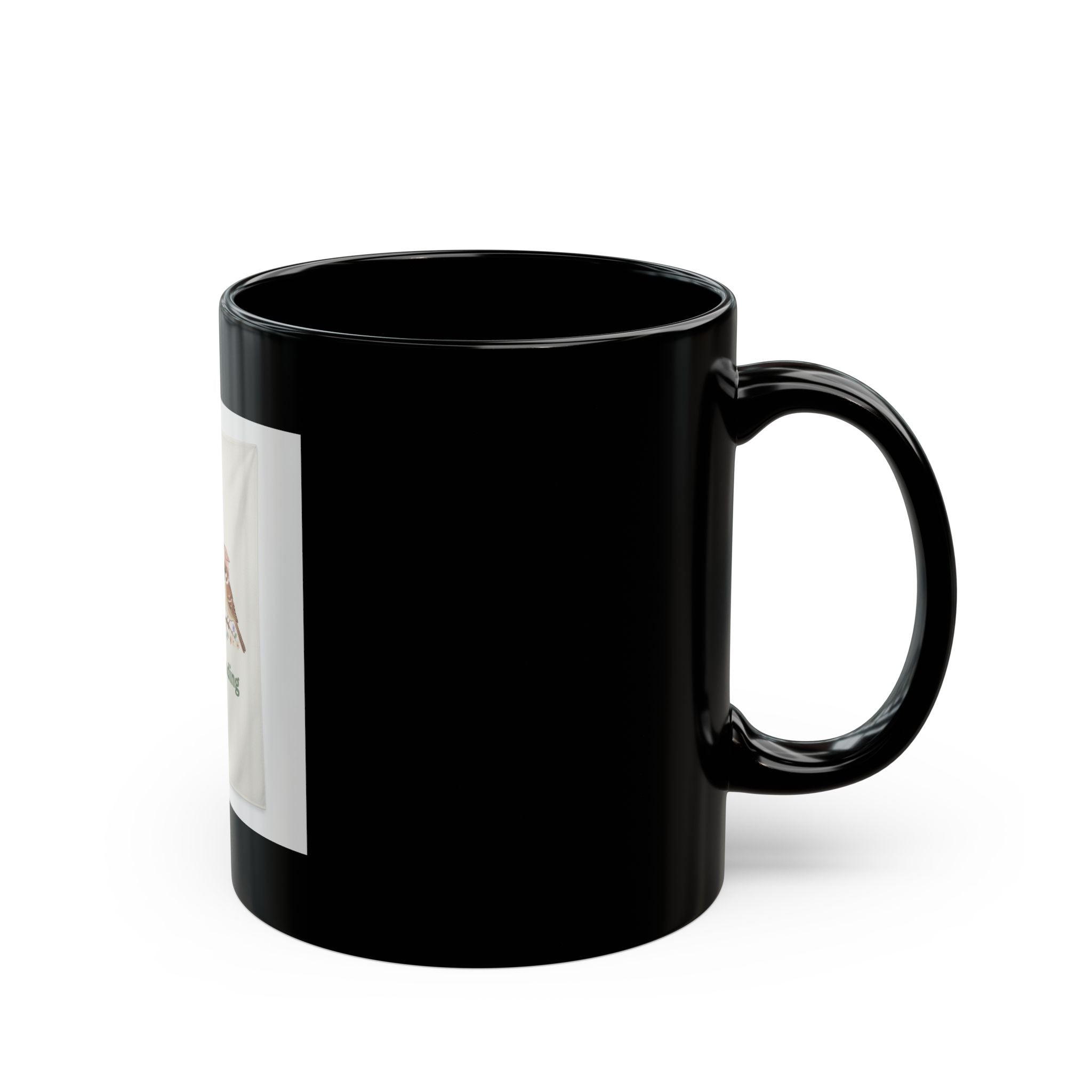 Degree Loading Sparrow Black Mug 11oz