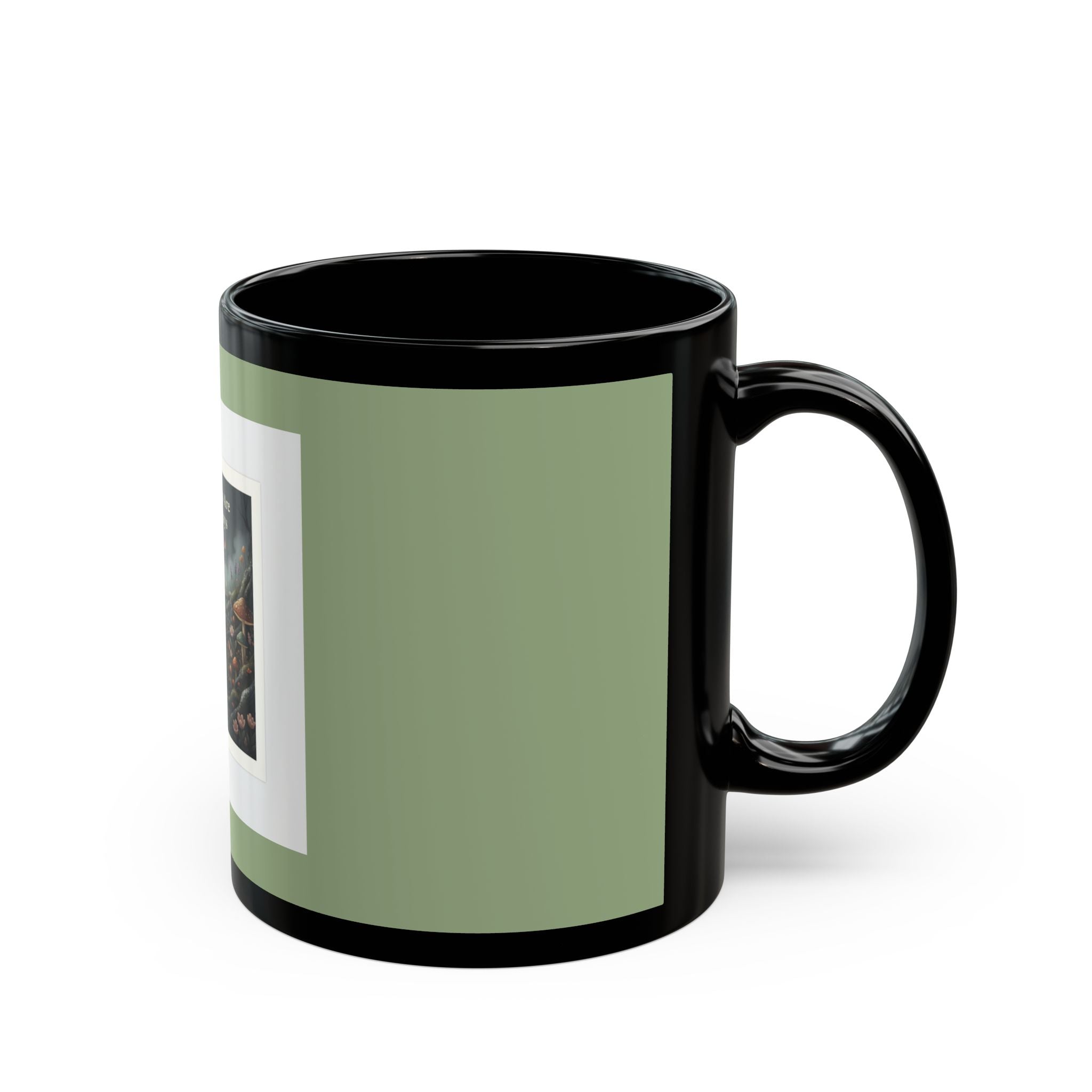 Cat Black Mug 11oz – Library Days Are the Best Days