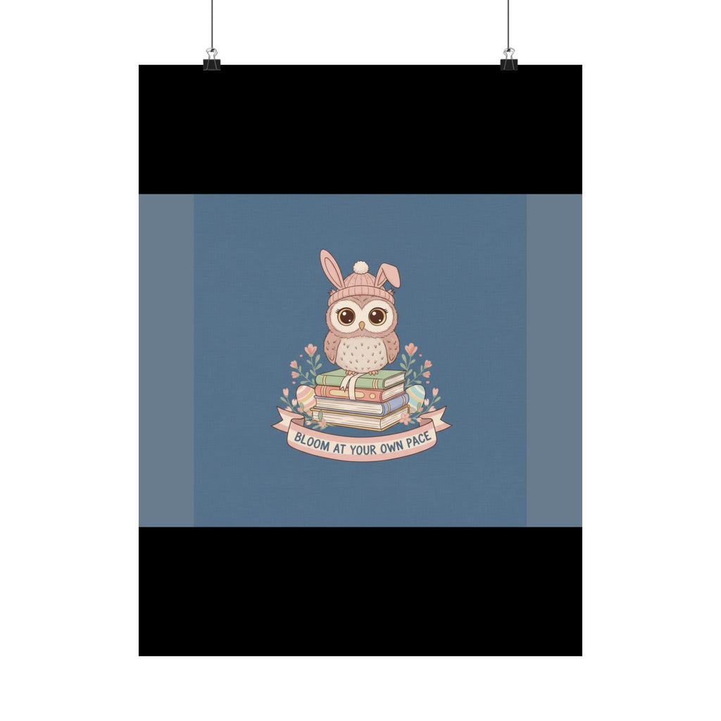Bunny Poster – Bloom at Your Own Pace