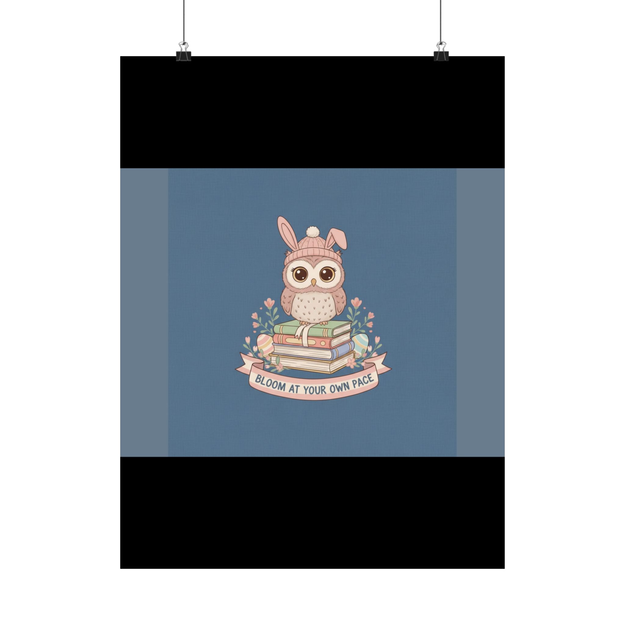 Bunny Poster – Bloom at Your Own Pace