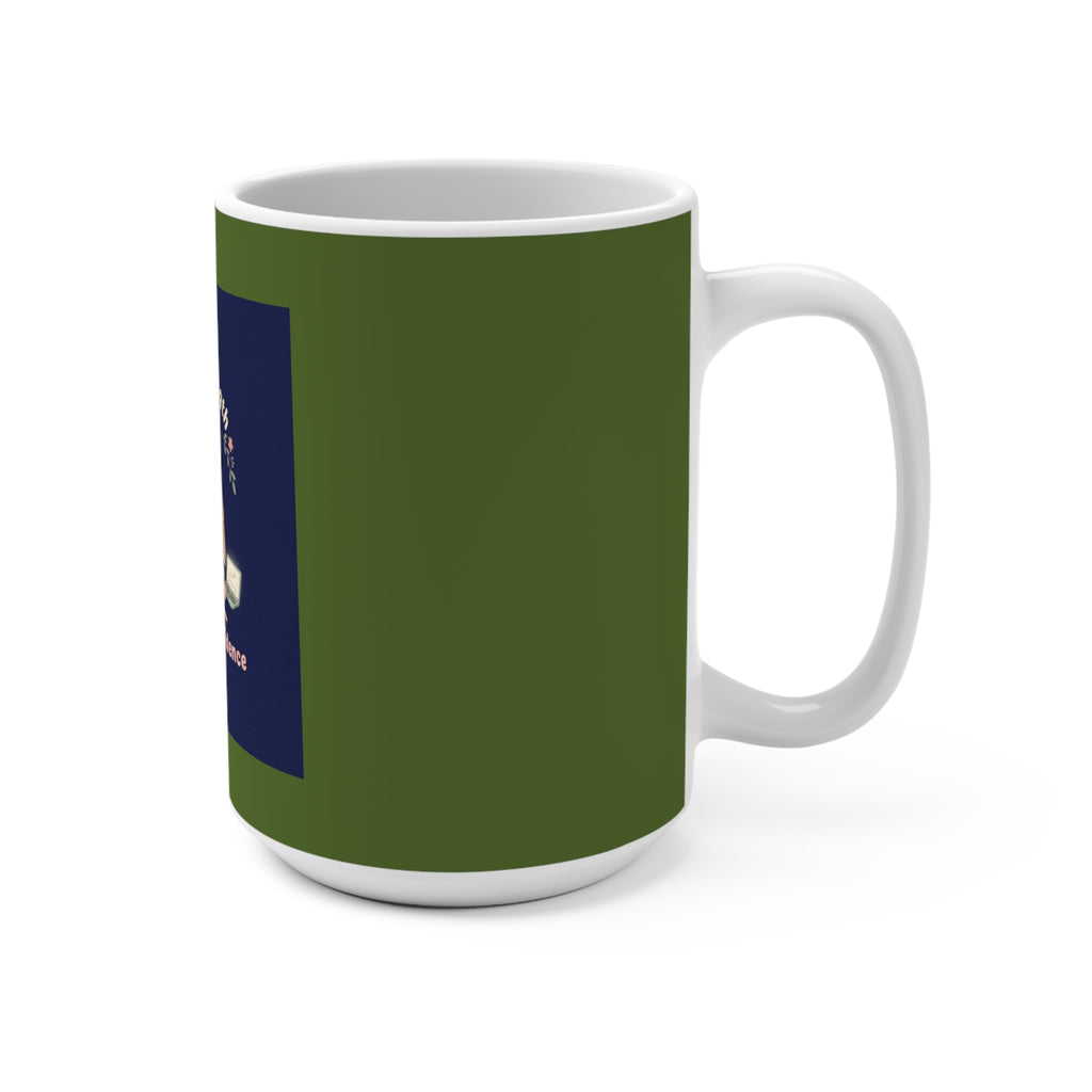 Owl Mug 15oz – Gentle Strength Coffee Confidence