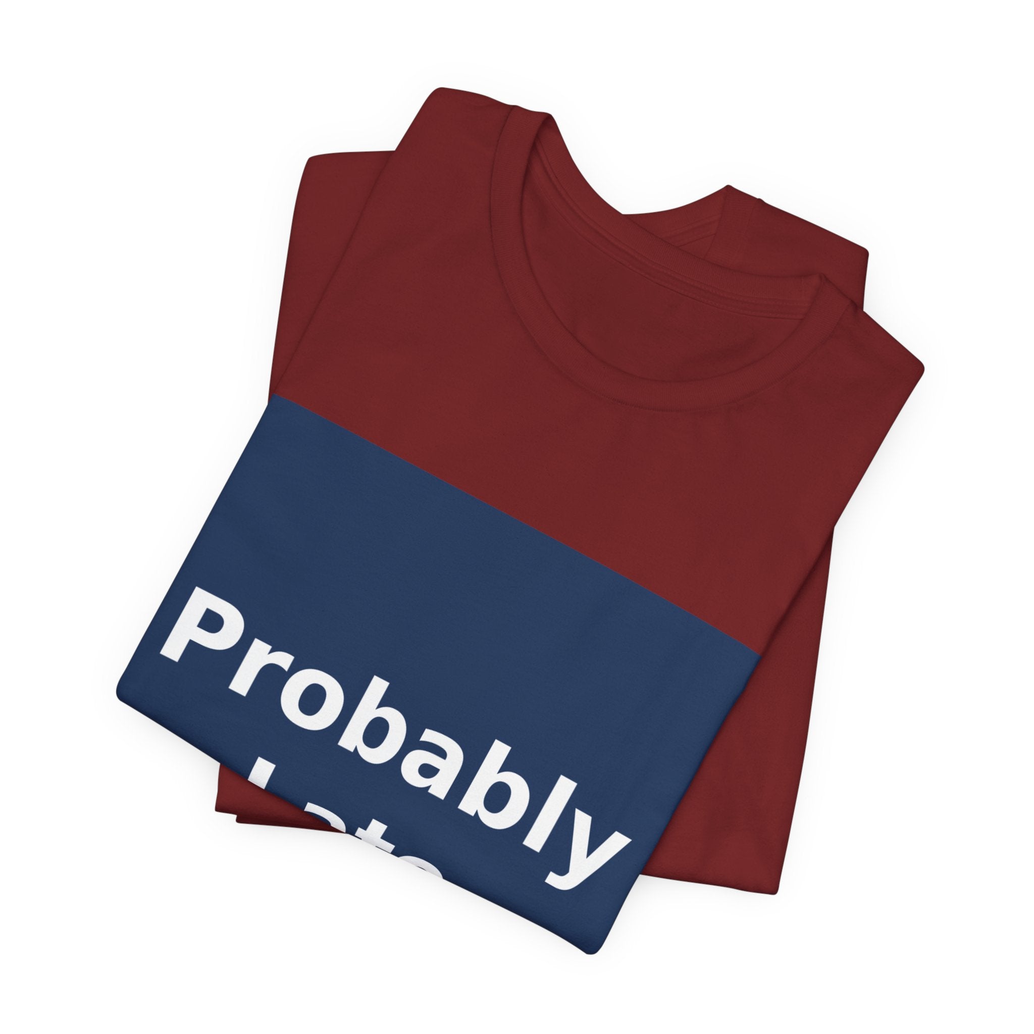 "Probably Late" Black Cat Women Tee | College Girl Gift | Fashion | KayKay Classics