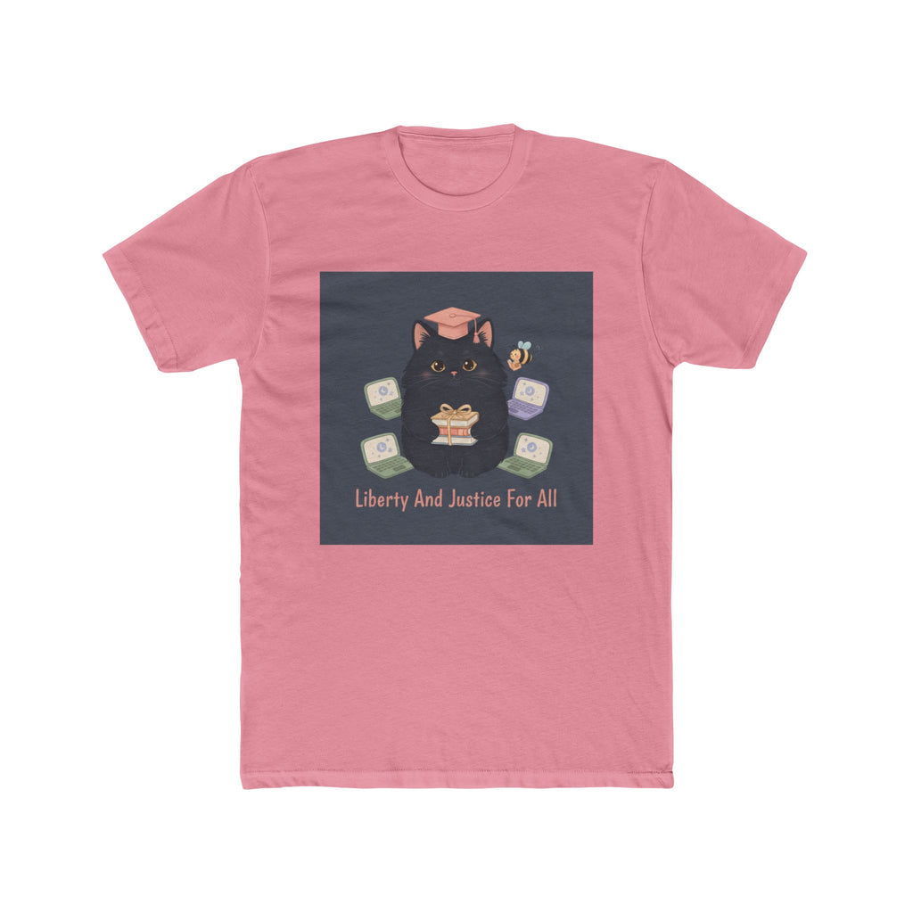 Black Cat Unisex Tee – Liberty and Justice for All