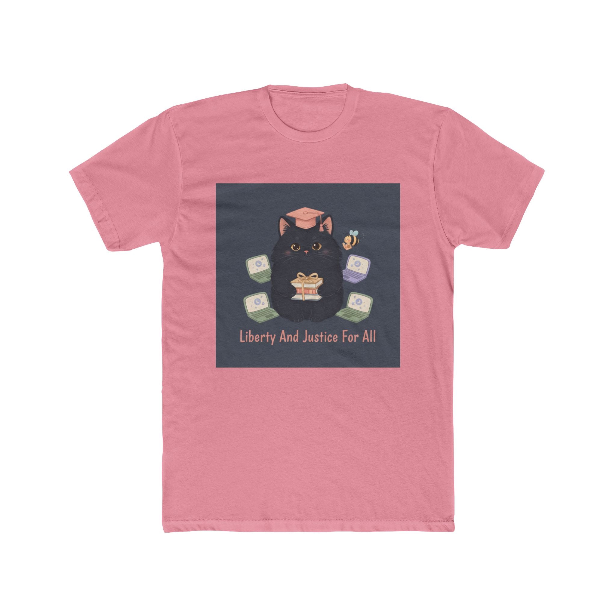 Black Cat Unisex Tee – Liberty and Justice for All