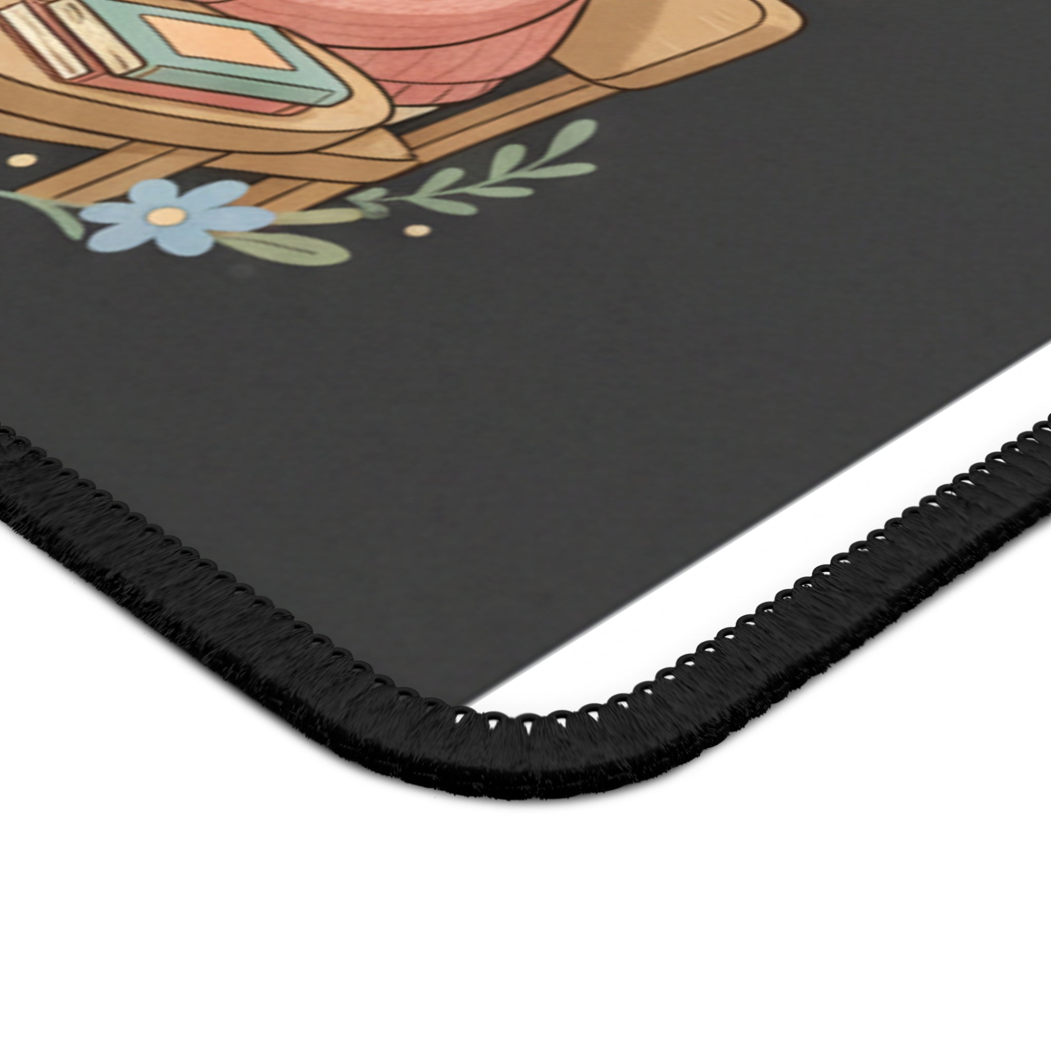 Duck In A Cardigan Mouse Pad – Soft Doesnt Mean Weak Bloom at Your Own
