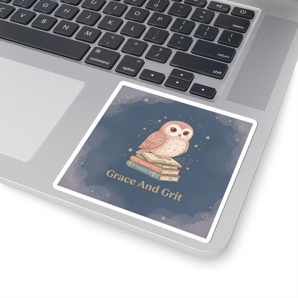 Owl Kiss-Cut Sticker – Grace and Grit