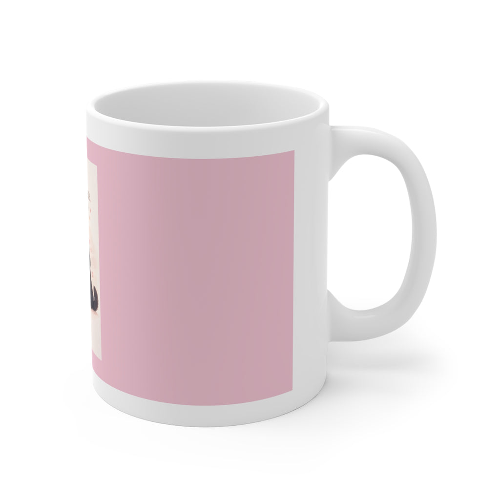 "YOU'RE NEVER TOO MUCH" Black Cat Mug | Trendy Gift for Her | Drinkware | KayKay Classics
