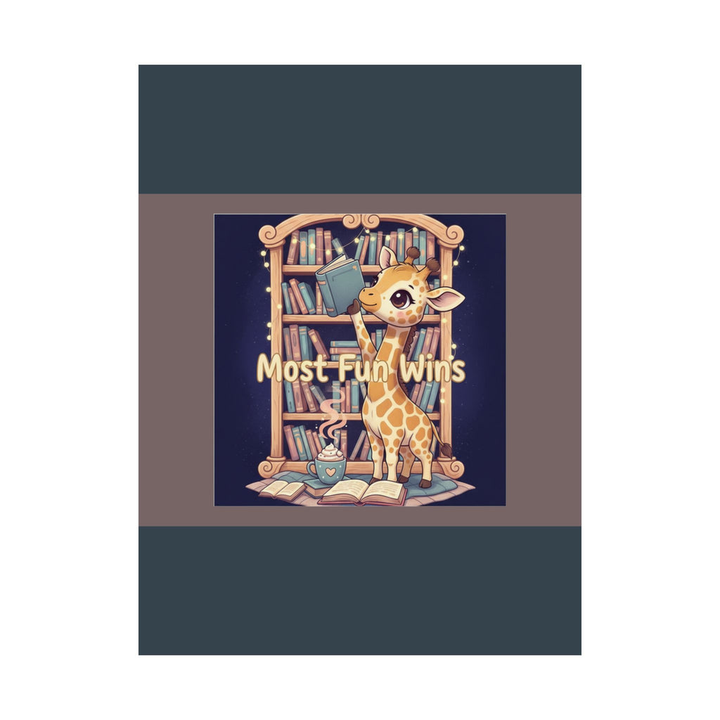 Giraffe Poster – Most Fun Wins