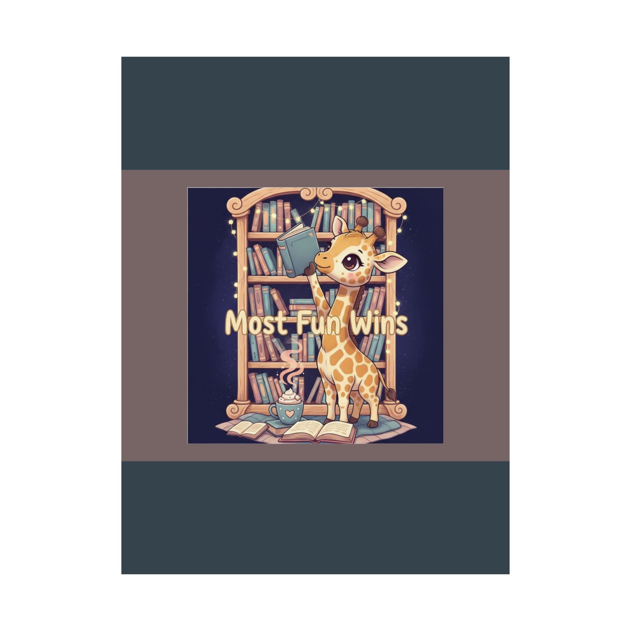 Giraffe Poster – Most Fun Wins