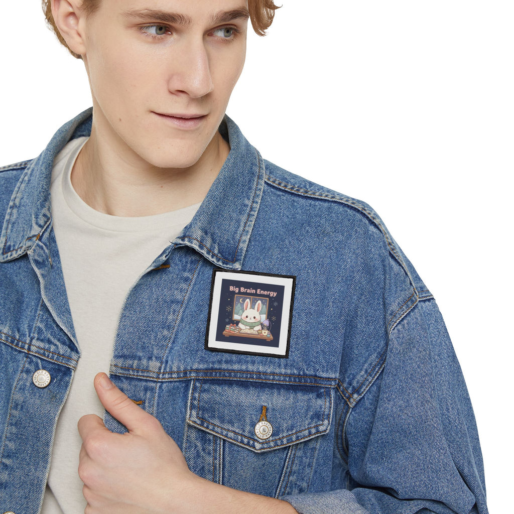 Bunny Iron-On Patch – Big Brain Energy