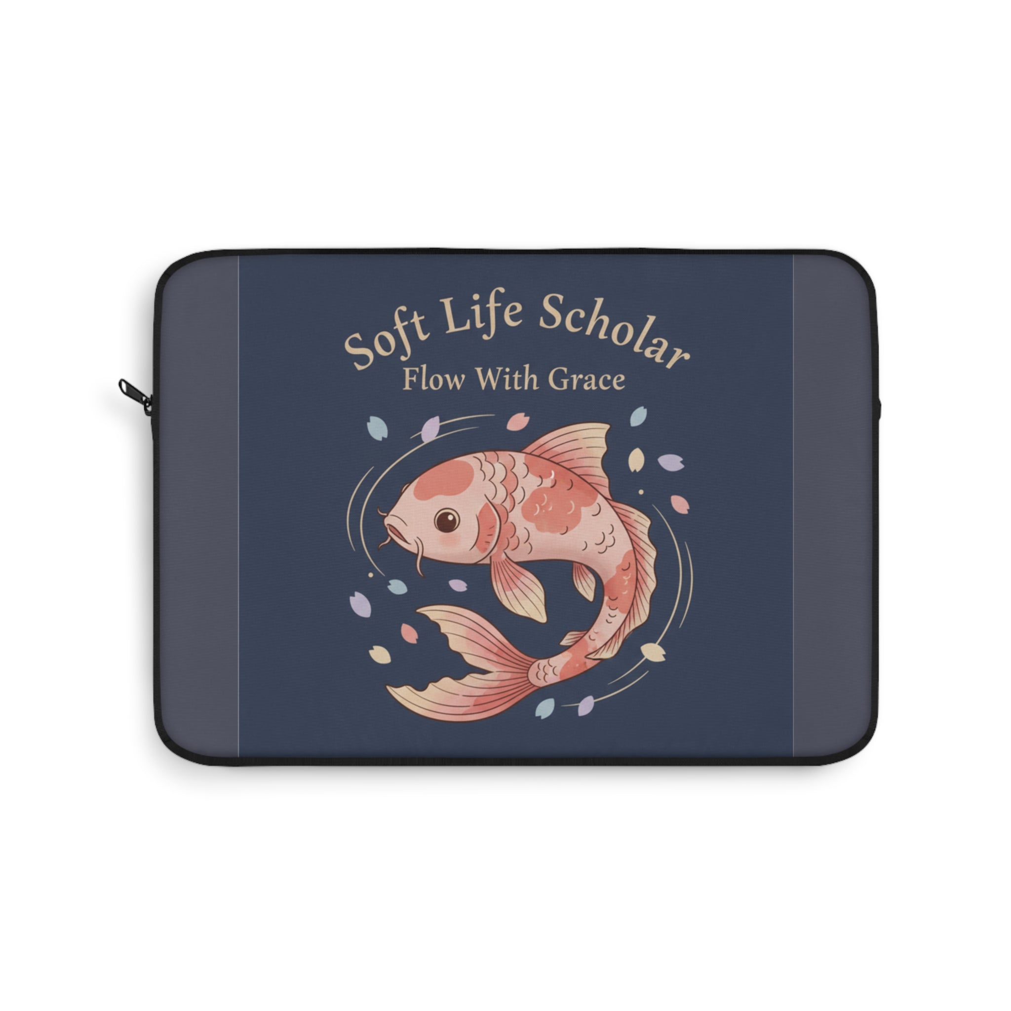 Koi Laptop Sleeve – Soft Life Scholar Flow With Grace