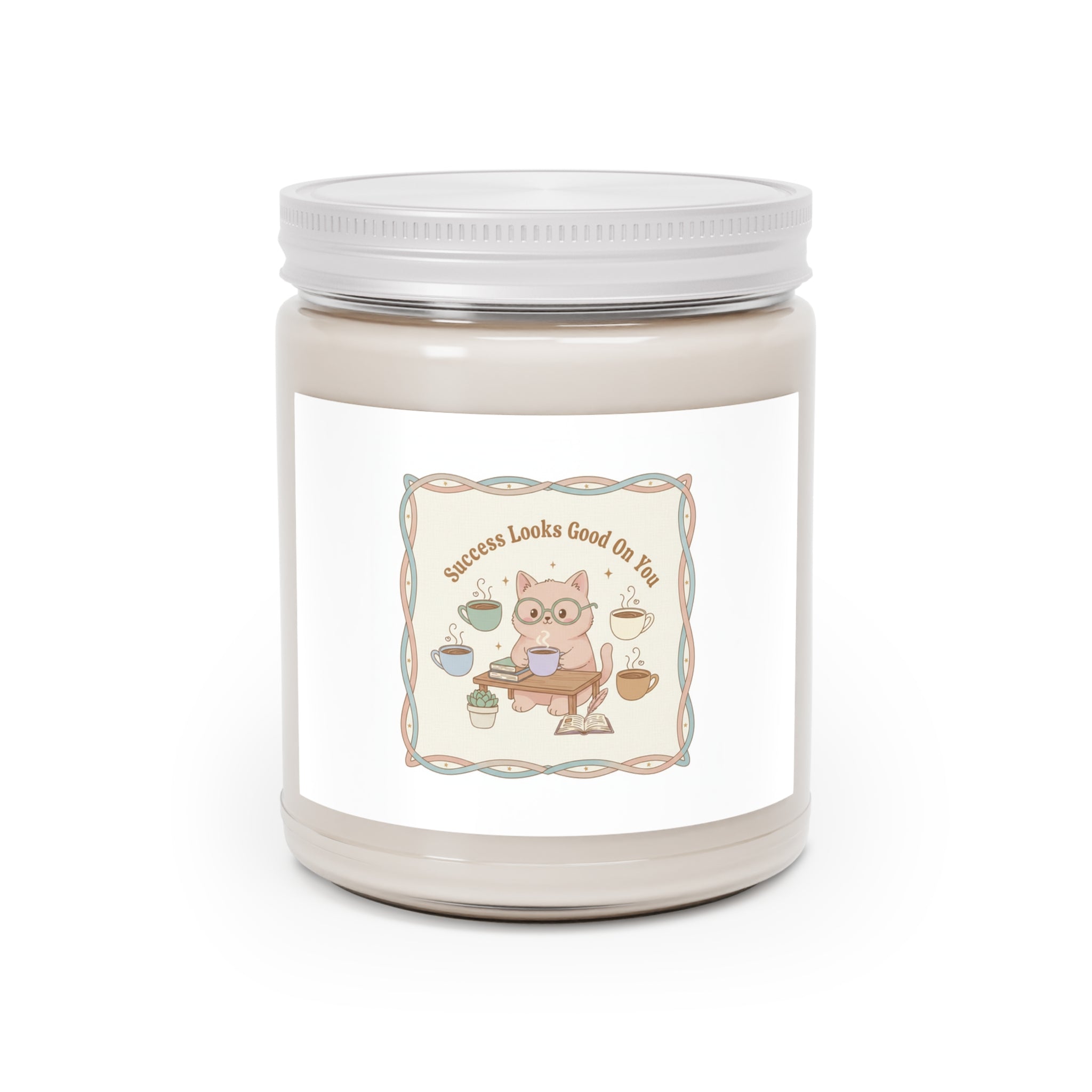 Success Looks Good On You Cat Scented Candle