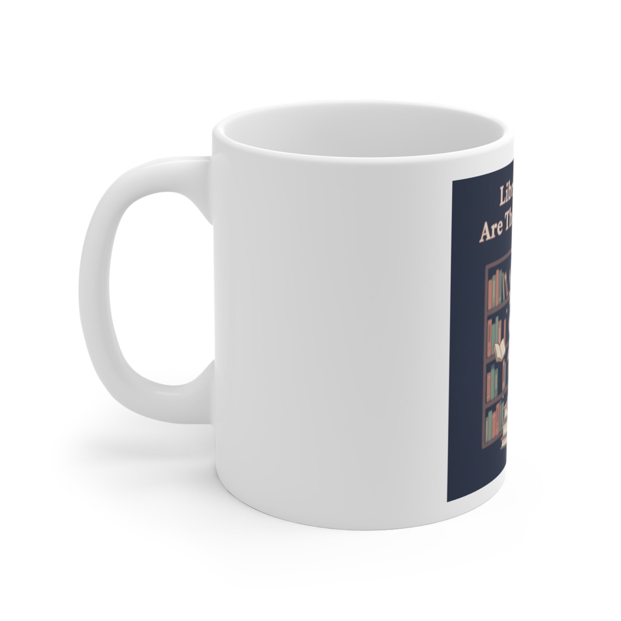 Bunny Mug 11oz – Library Days Are the Best Days
