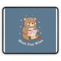Bear Mouse Pad – Most Fun Wins