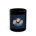Cats With Glasses Black Mug 11oz – Main Character Energy