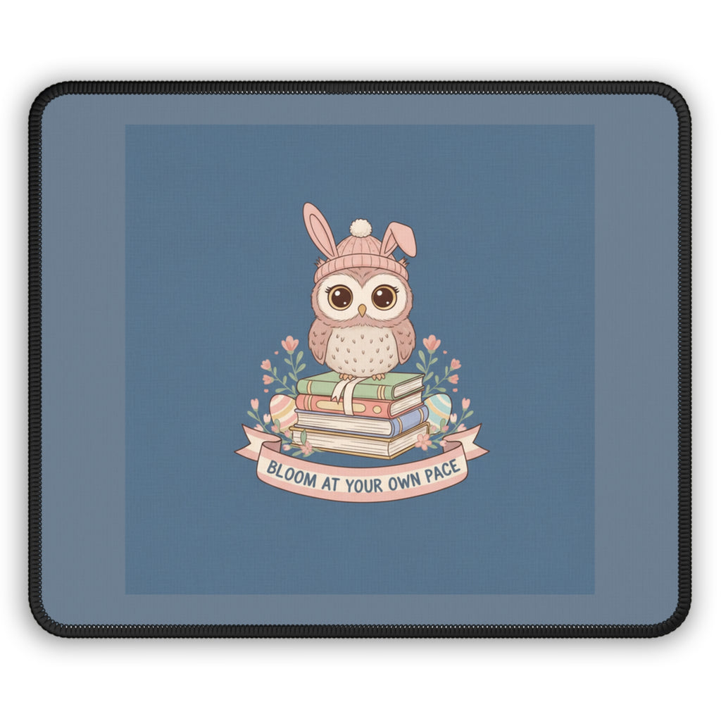 Bunny Mouse Pad – Bloom at Your Own Pace