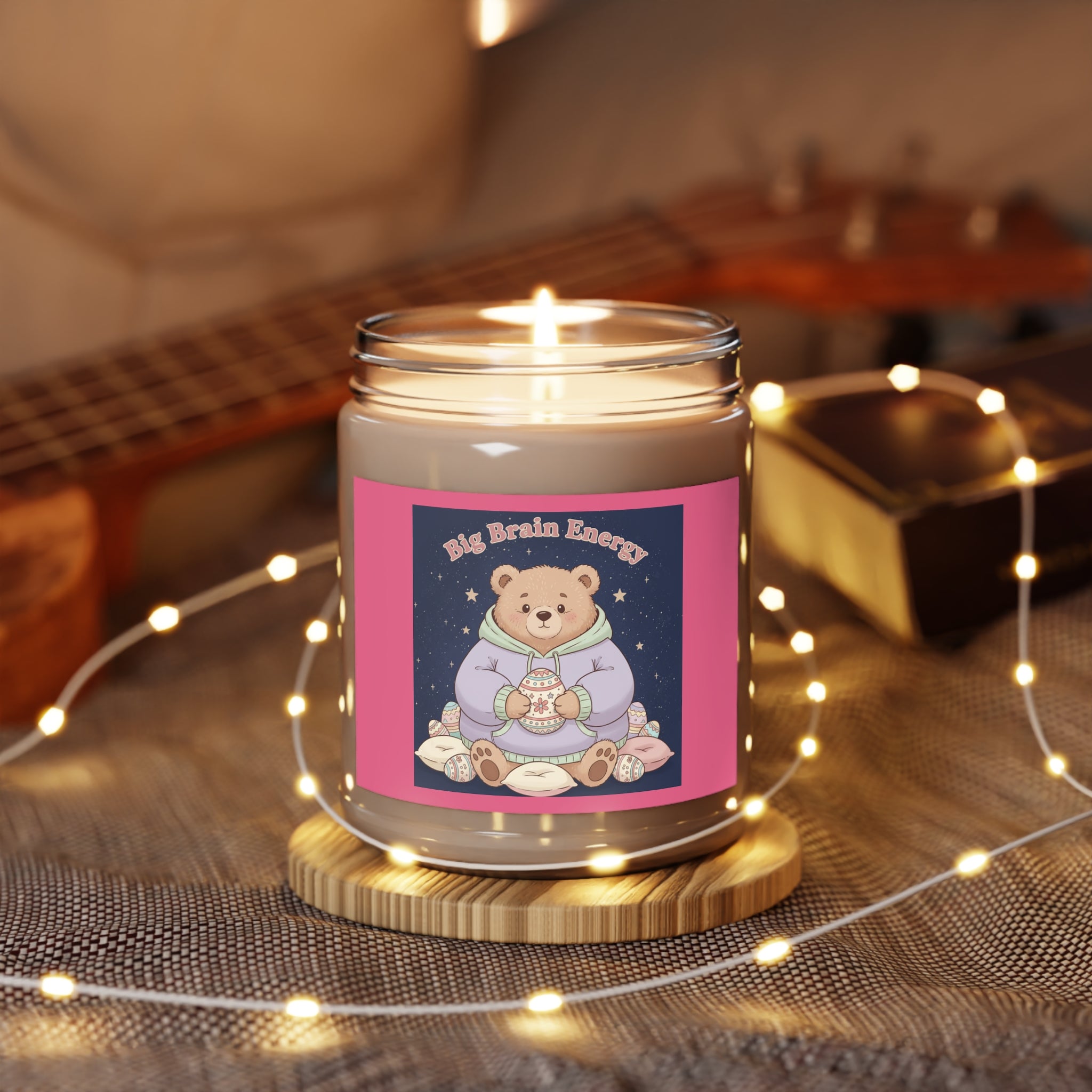 Bear Scented Candle – Big Brain Energy