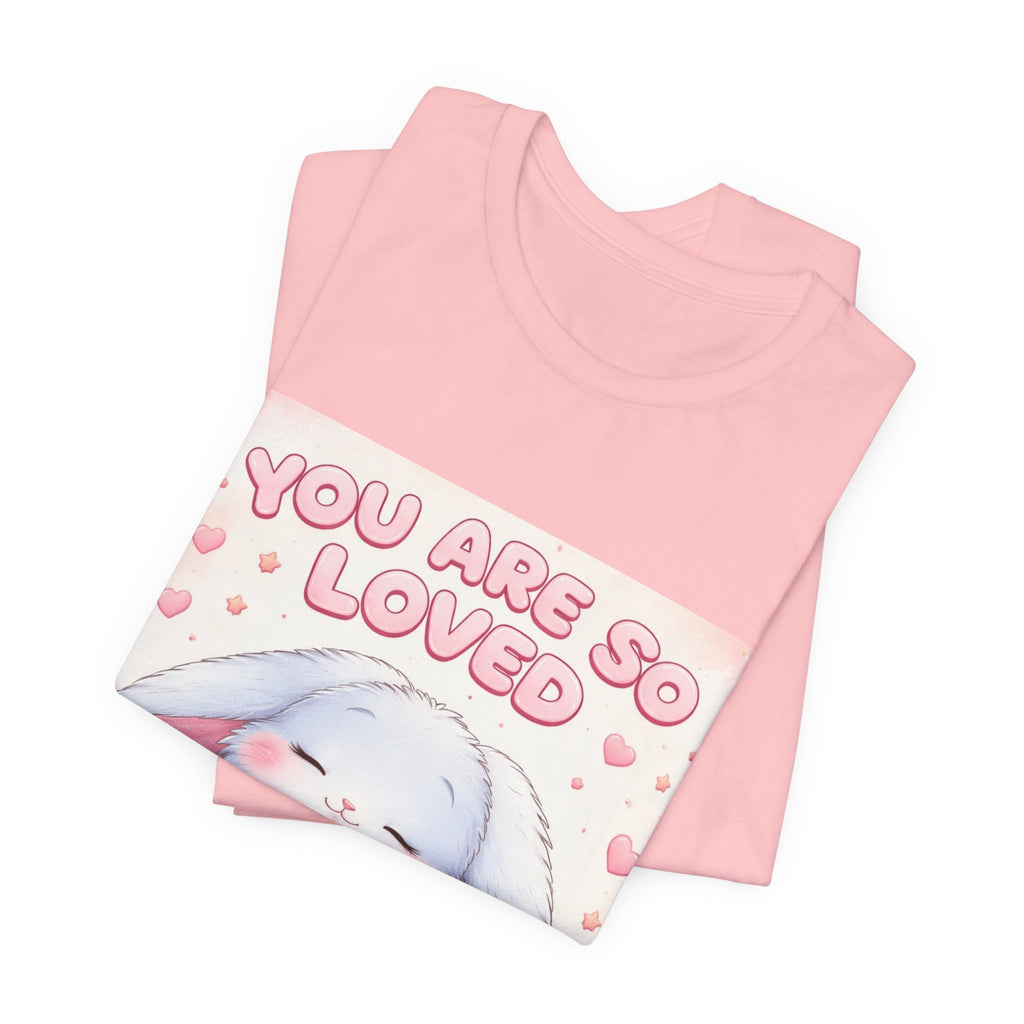 "YOU ARE SO LOVED" Black Cat Women Tee | College Girl Gift | Fashion | KayKay Classics